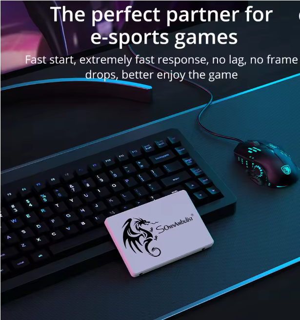 SSD SomnAmbulist 2.5 64 GB 128 GB 256 GB 512 GB para laptop desktop unidade de estado sólido SATA3 120 GB 240 GB 480 GB