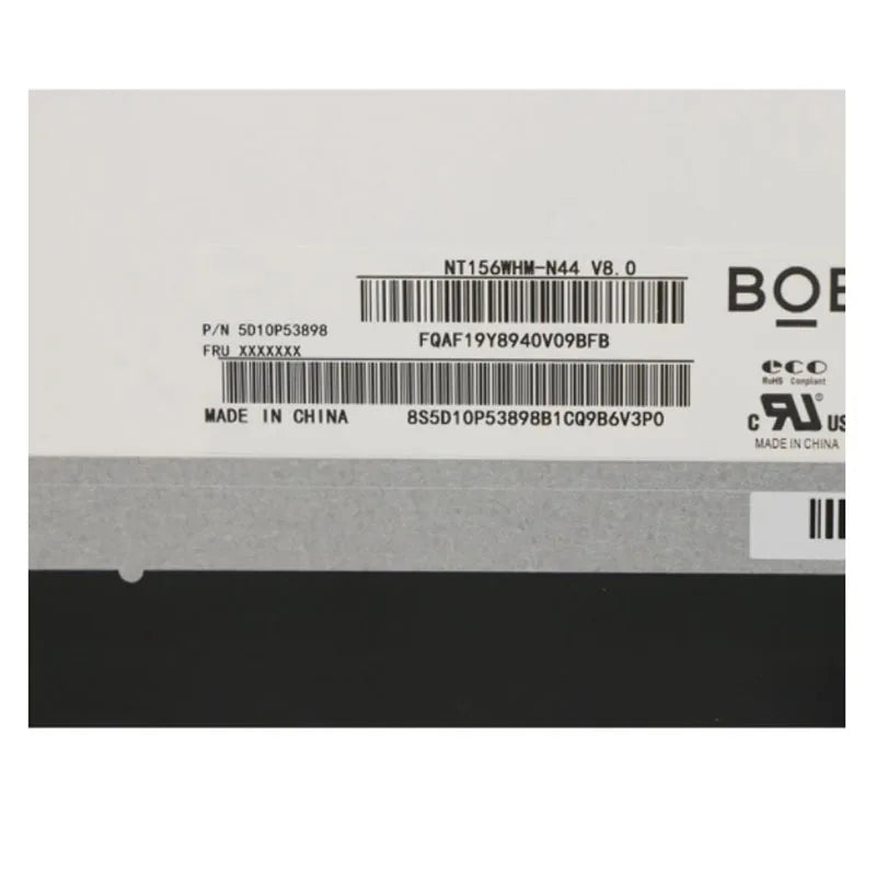 Tela Para Notebook NT156WHM-N44 V8.0 B156XTN08.1 NT156WHM-N34 B156XTN08.0 N156BGA-EA3 15.6" LCD Display  Laptop matrix 1366*768 EDP 30 Pins