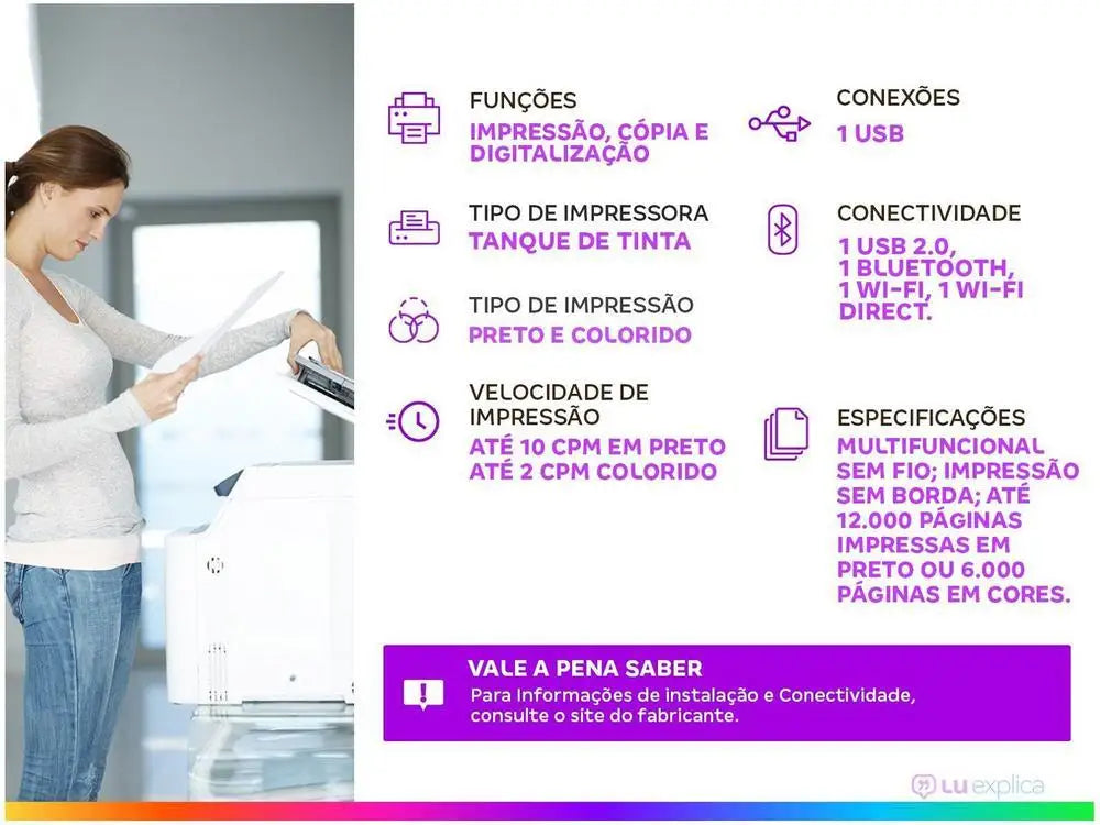 HP Smart Tank Multifunctional Printer 581 Wi-Fi