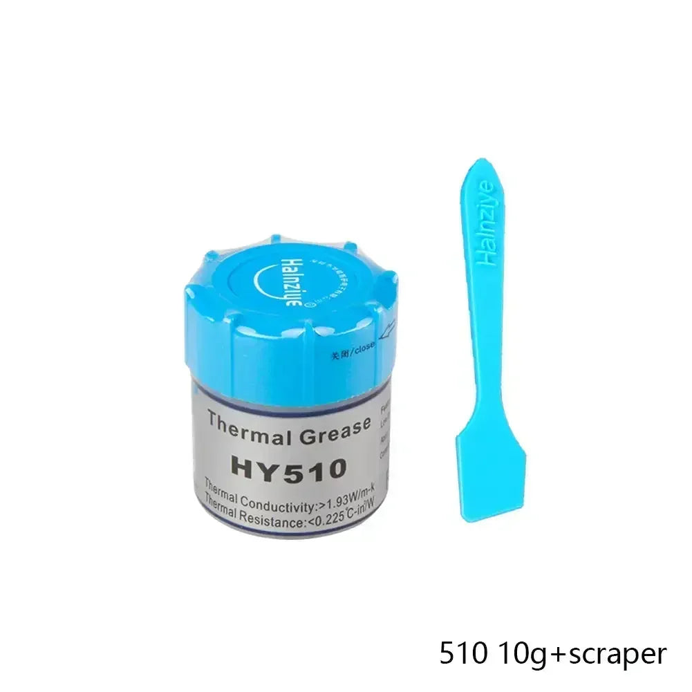 HY510 Desktop Computer CPU Thermal Grease Compound Paste Heat Conductive Silicone Paste for Cooling Heat Sink with Scraper