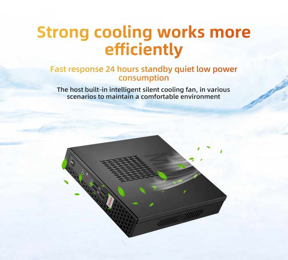 ZXIPC Mini PC ZXIPC Ryzen AMD R7 5700U 4300U 5800H R5 6600H Dual Display 4K HD DDR4 NVMe WIFI6 Mini Business Desktop Gaming Computer