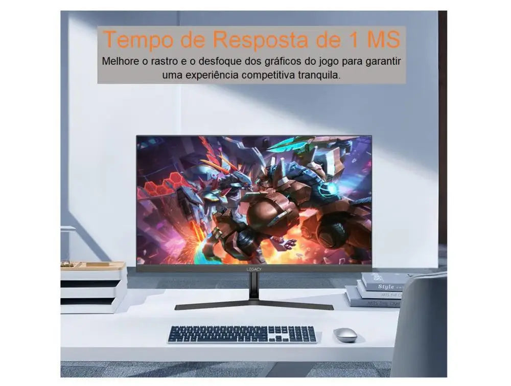 Monitor Full HD 1ms Legacy Q24F10 23,8" IPS LED VGA e HDMI FreeSync / G-Sync