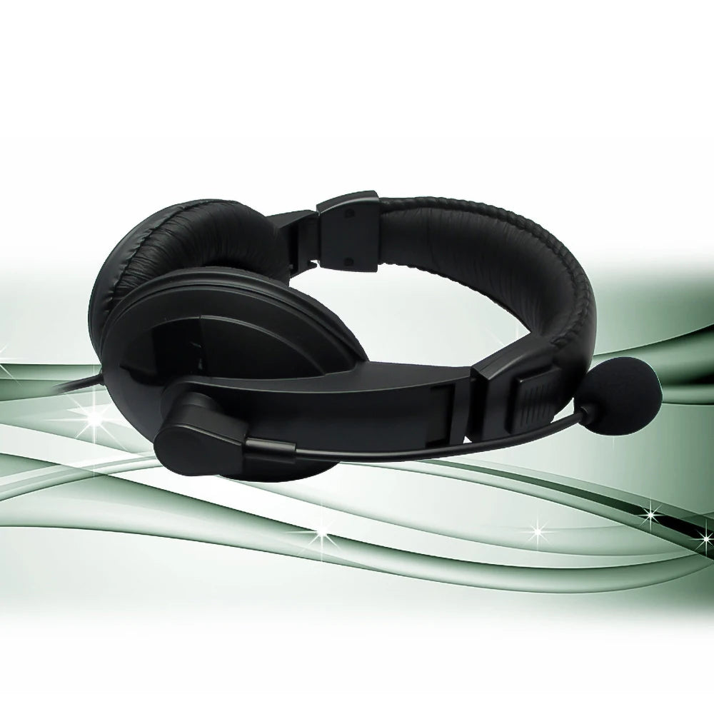 Fones de ouvido ideal para estudos, trabalho e diversão, com microfone adaptados para redução ruído, almofadas ajustáveis para encaixe e conforto.