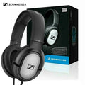 Fones de ouvido Sennheiser HD 206 com fio de 3,5 mm, graves profundos, estéreo, isolamento de ruído, fones de ouvido para jogos esportivos, para iPhone e Android