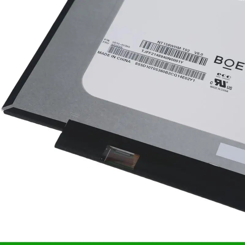 U55C 15.6inch 1366x768 EDP Laptop LCD Screen Panel Replacement for NT156WHM-N44 V8.0