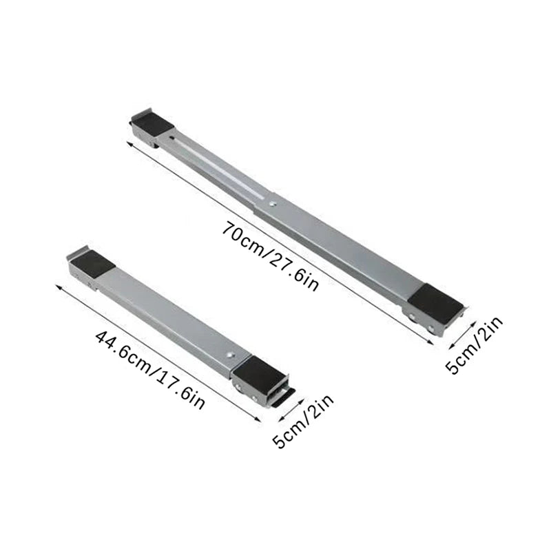 Roletes de Alta Resistência para Eletrodomésticos, Base Móvel para Máquina de Lavar com Capacidade de 300KG, Dupla Fileira com 24 Rodas