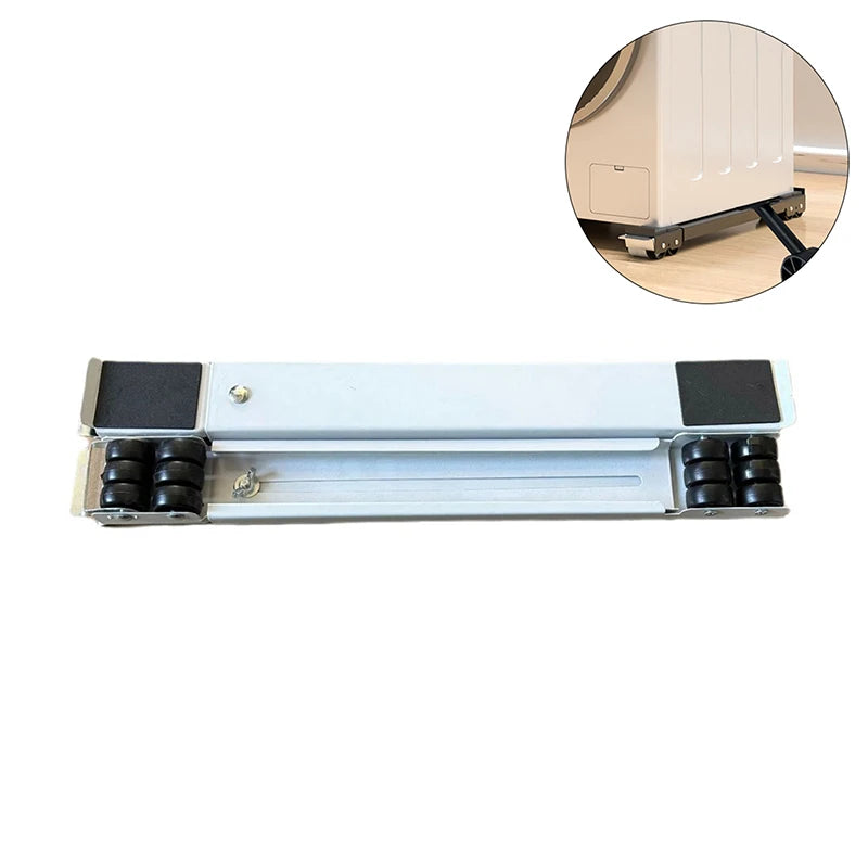 Roletes de Alta Resistência para Eletrodomésticos, Base Móvel para Máquina de Lavar com Capacidade de 300KG, Dupla Fileira com 24 Rodas