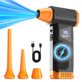 Soprador de Ar Novo Turbo Sem Fio com Motor Brushless Ideal para Limpeza de Computadores, Impressoras, Limpeza de Carros, vem com Luz LED, Display Digital e Uso Portátil para Churrascos ao Ar Livre e outras utilidades