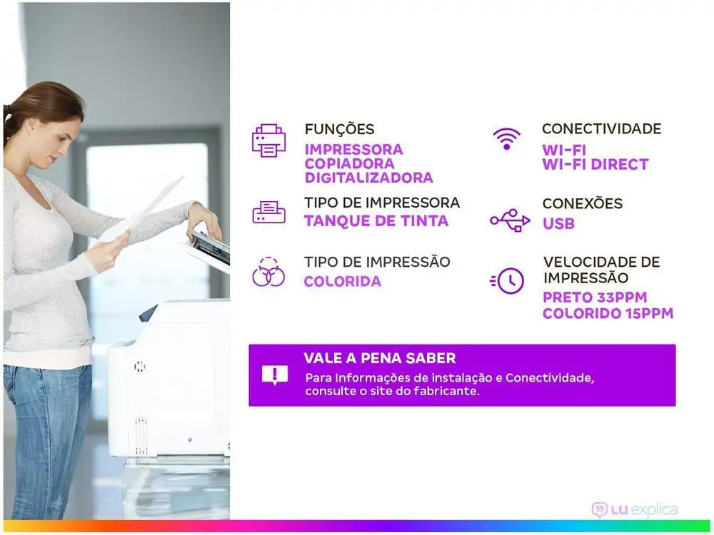 Epson Ecotank L3250 Multifunctional Printer-Bivolt