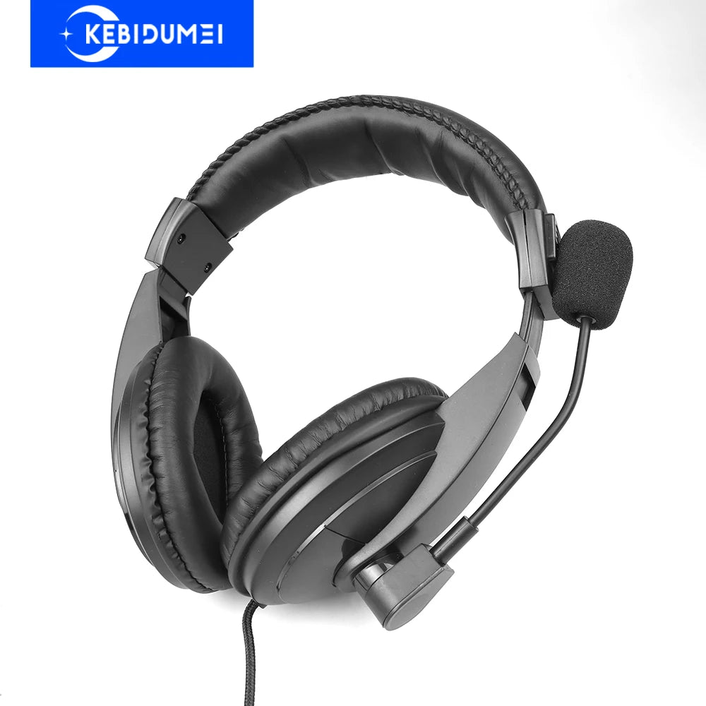 Fones de ouvido ideal para estudos, trabalho e diversão, com microfone adaptados para redução ruído, almofadas ajustáveis para encaixe e conforto.