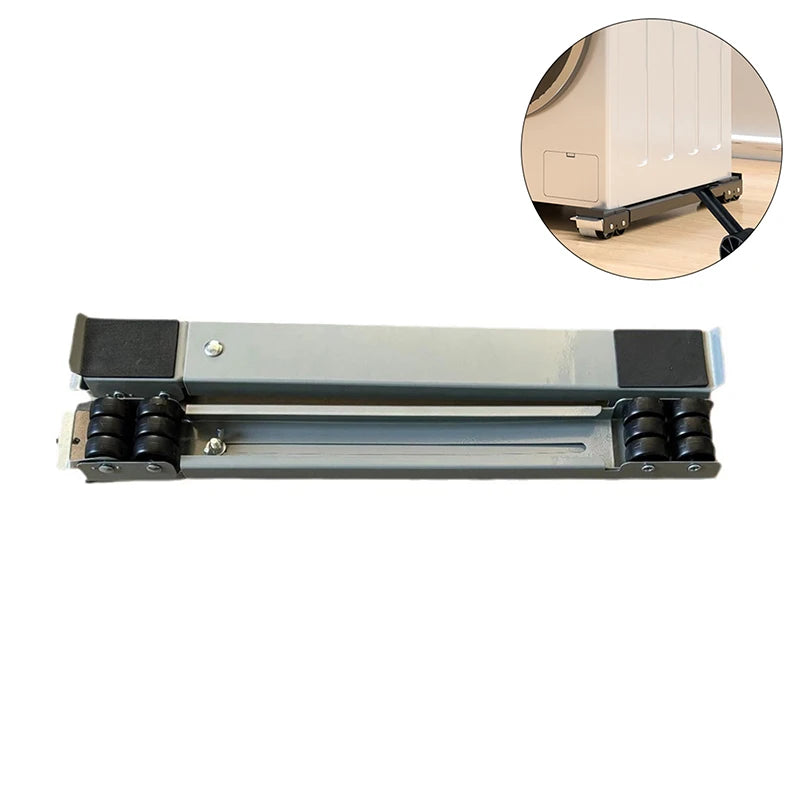 Roletes de Alta Resistência para Eletrodomésticos, Base Móvel para Máquina de Lavar com Capacidade de 300KG, Dupla Fileira com 24 Rodas