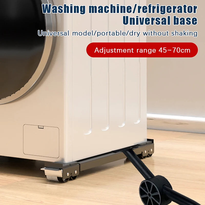 Roletes de Alta Resistência para Eletrodomésticos, Base Móvel para Máquina de Lavar com Capacidade de 300KG, Dupla Fileira com 24 Rodas