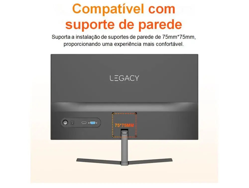 Monitor Full HD 1ms Legacy Q24F10 23,8" IPS LED VGA e HDMI FreeSync / G-Sync