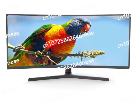 Monitor Gamer Curvo de 34 Polegadas para Computador, Tela 4K Ultra Larga, 165Hz/100Hz, Display 144, Ideal para Desenho Profissional