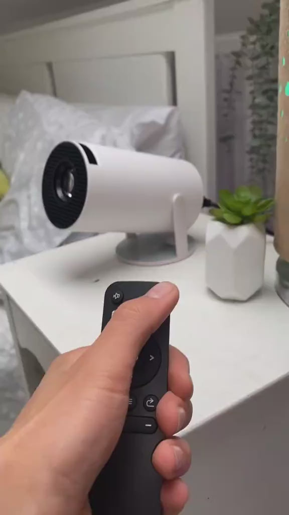 Projetor HY300 cross-border, novo modelo popular, portátil e de mão, Mini projetor doméstico em HD 1080p